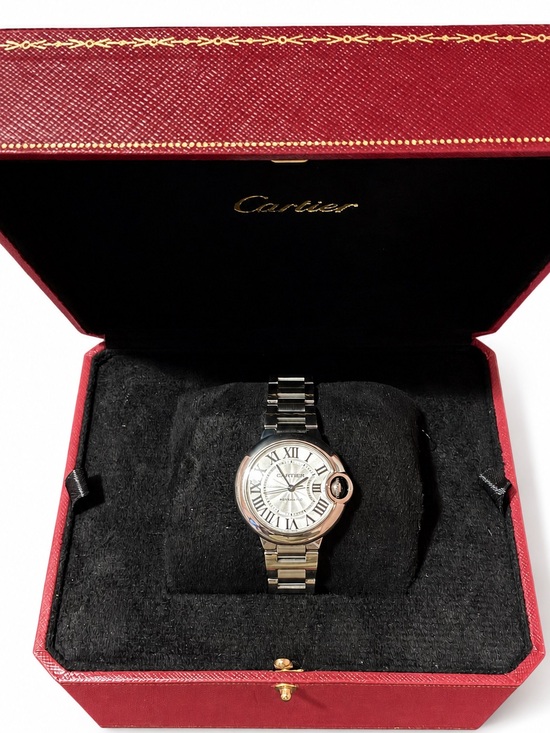 Cartier Accessories - Stainless Steel 33mm Ballon Bleu De Cartier Automatic Watch